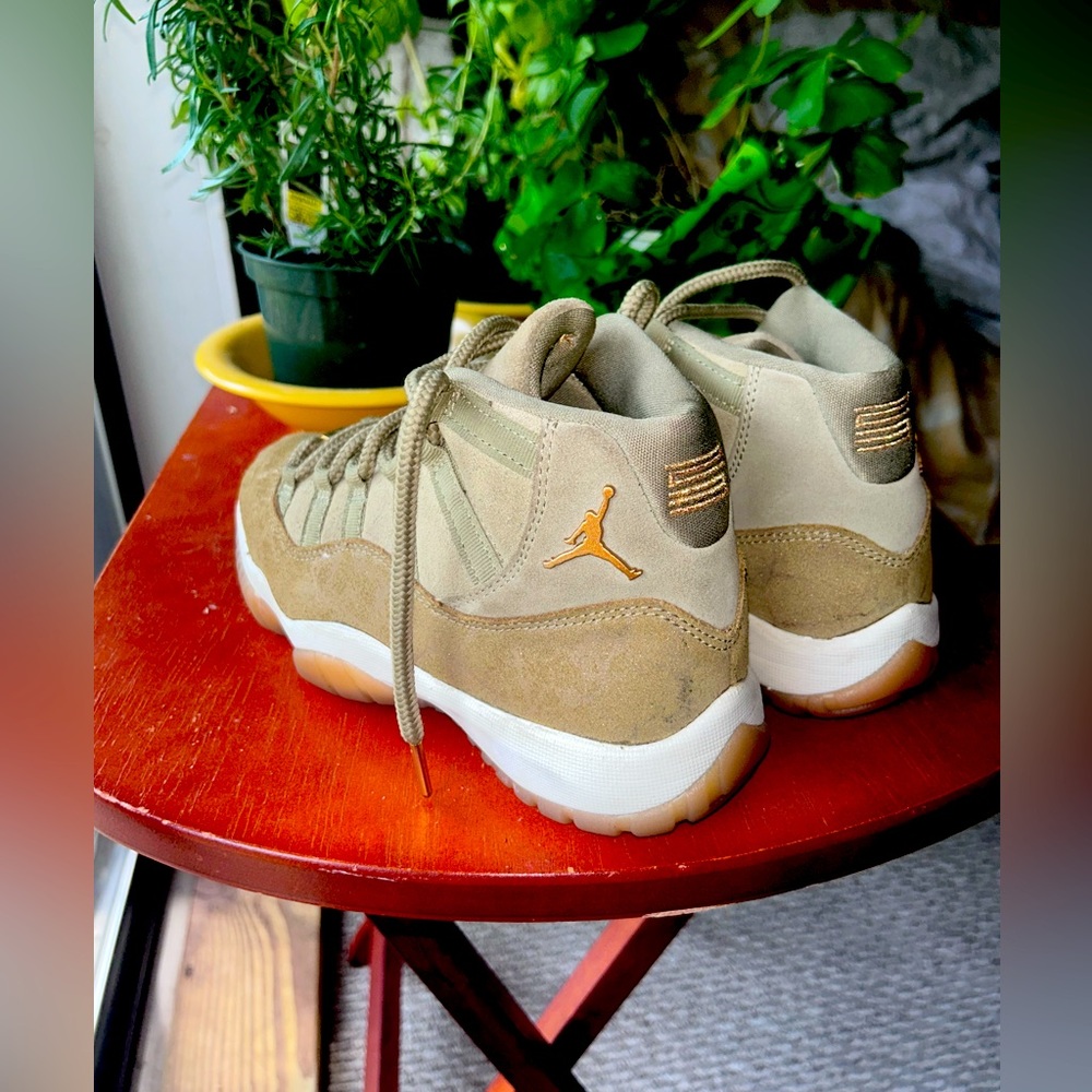jordan 11 womens olive